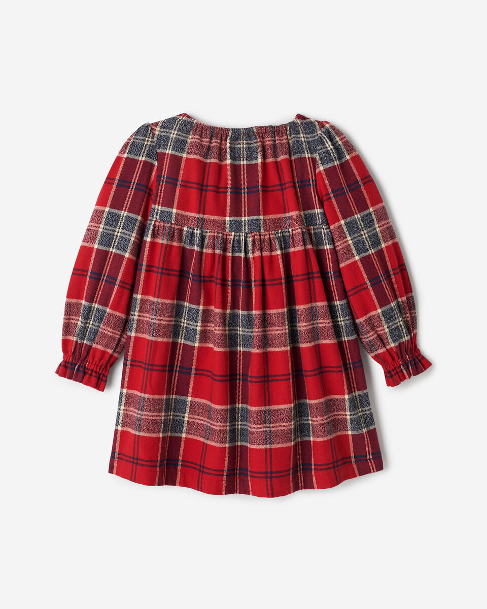 Toddler Girls Plaid Tidings Dress