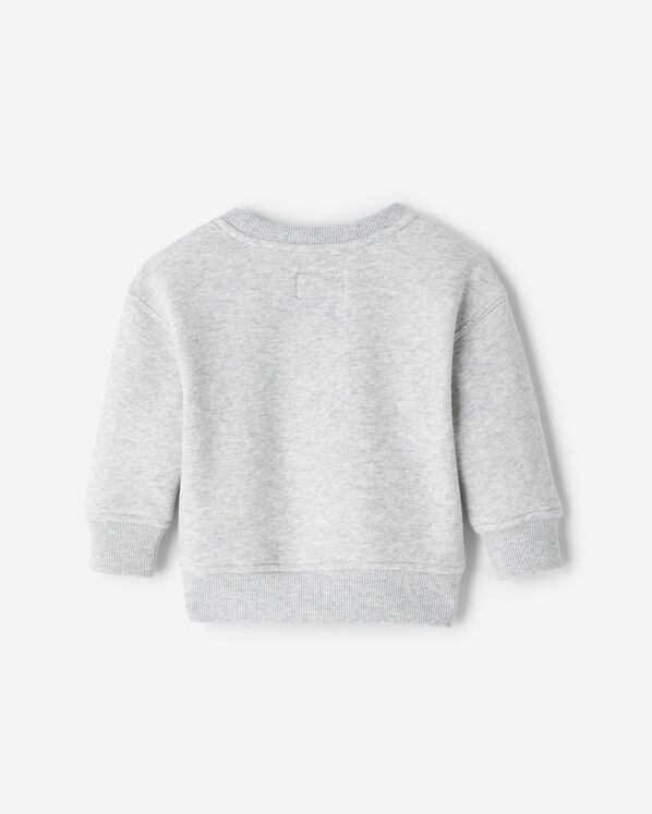 Baby Plaid Applique Crew Sweatshirt Baby Plaid Applique Crew Sweatshirt