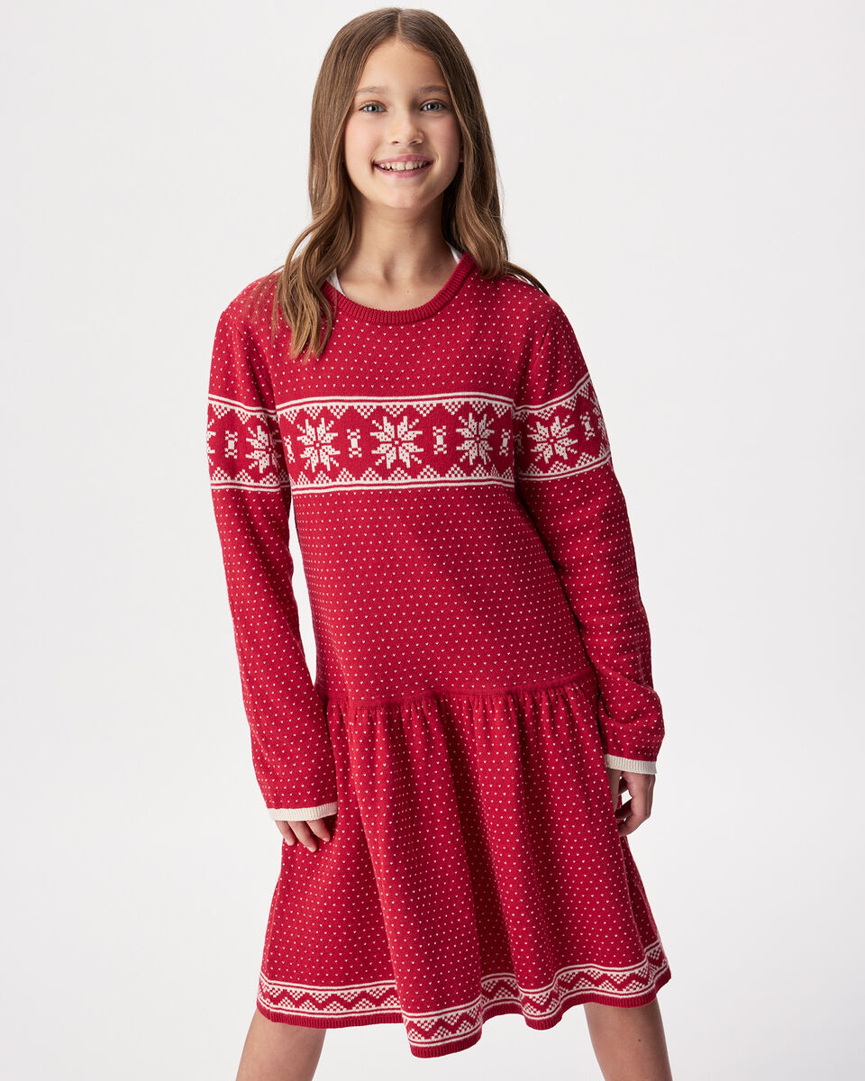 Girls Cabin Fair Isle Sweater Dress