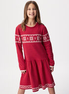 Girls Cabin Fair Isle Sweater Dress