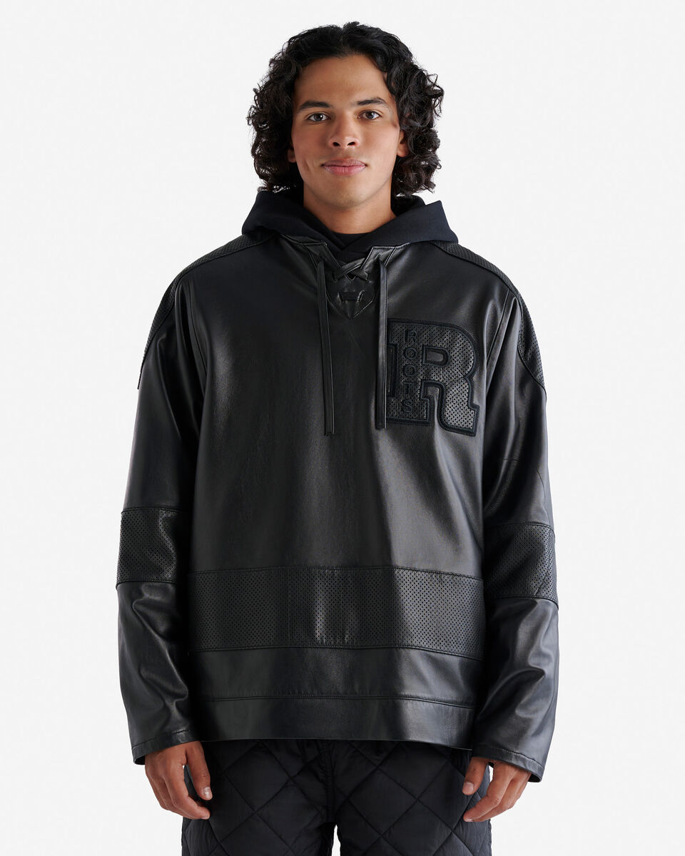 Chandail de hockey en cuir