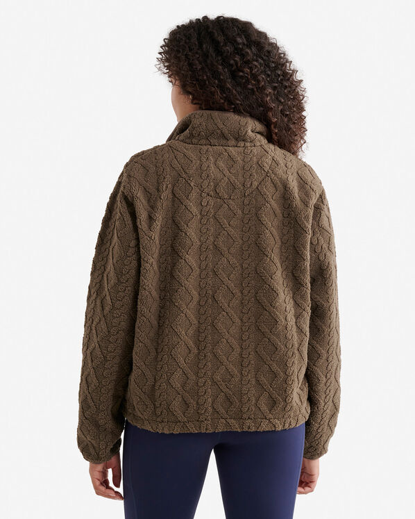 Cable Shearling Fleece Half Zip Cable Shearling Fleece Half Zip