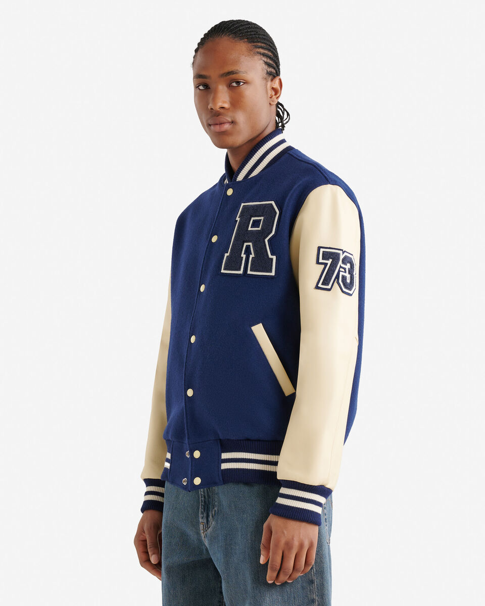 Blouson universitaire r&eacute;tro pour homme