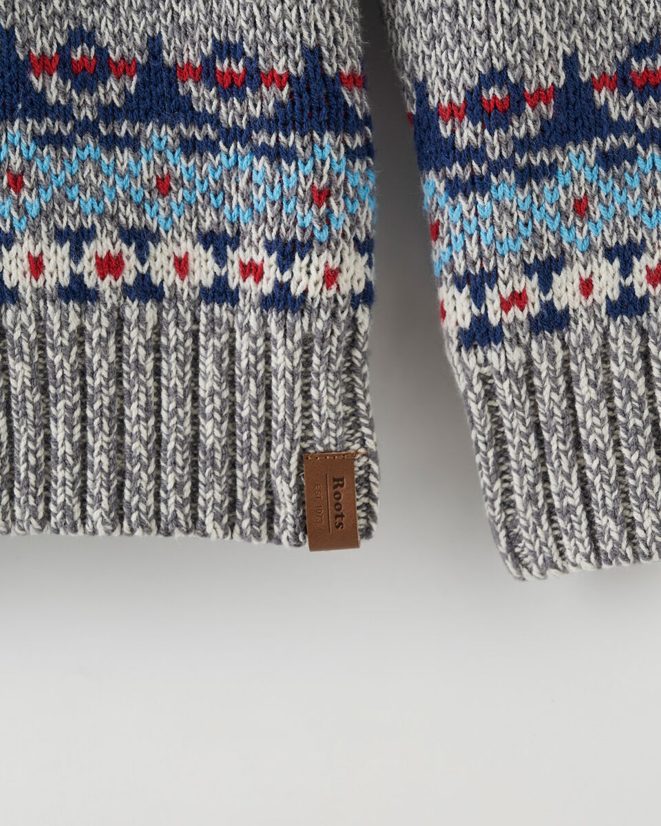 Kids Fair Isle Hoodie Sweater