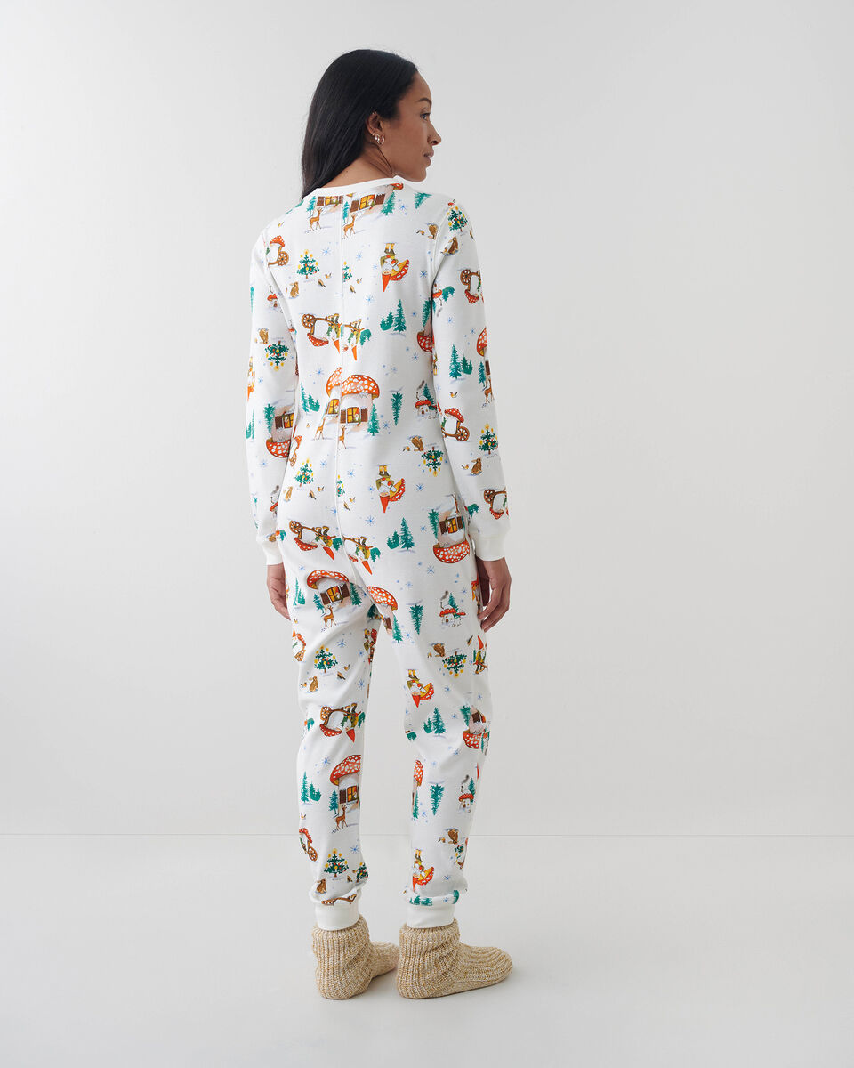 Womens Winter Wonderland Pajama Onesie