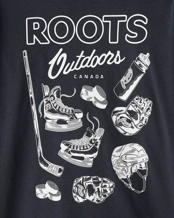 Kids Hockey Sports Long Sleeve T-Shirt