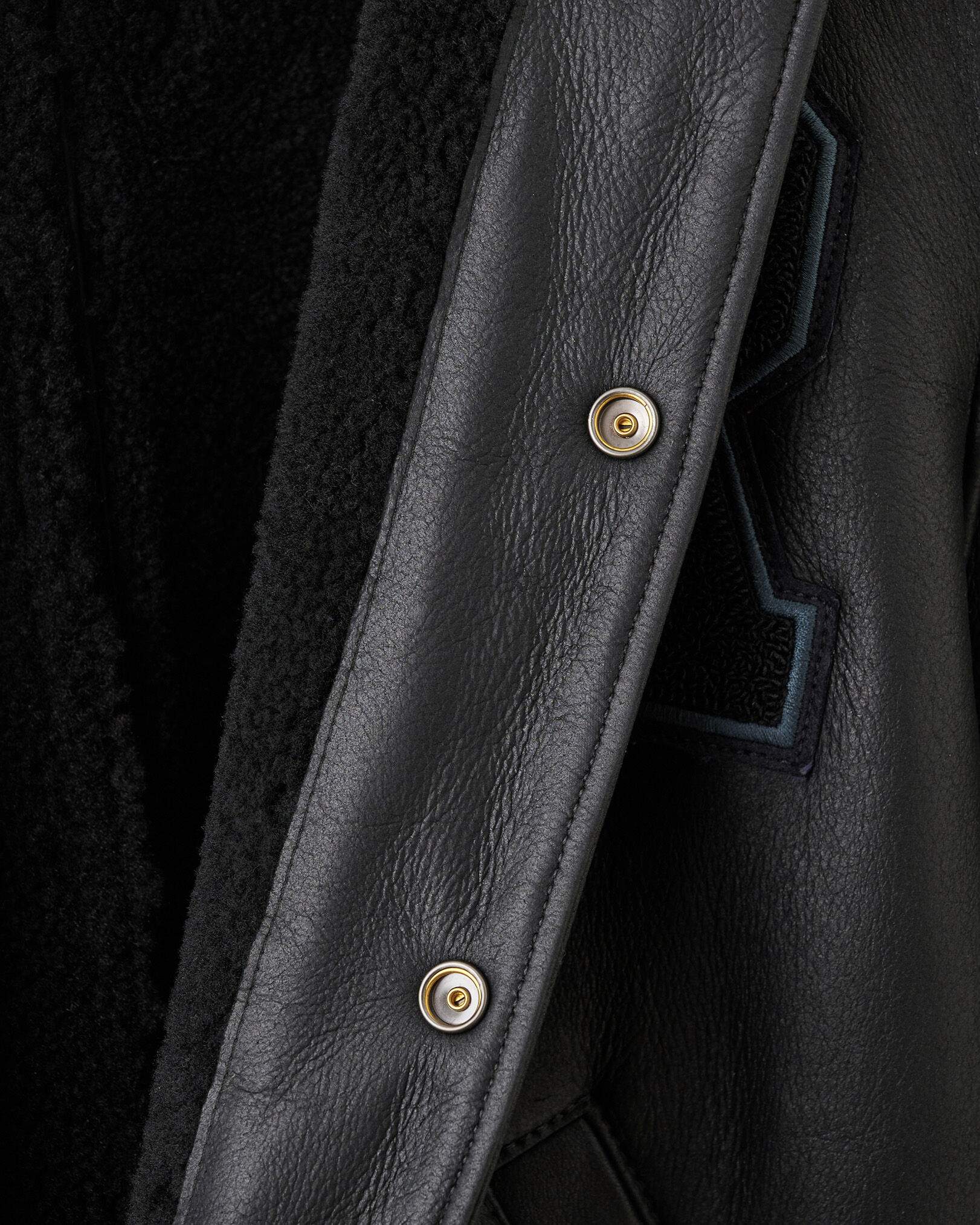 Shearling Varsity Jacket