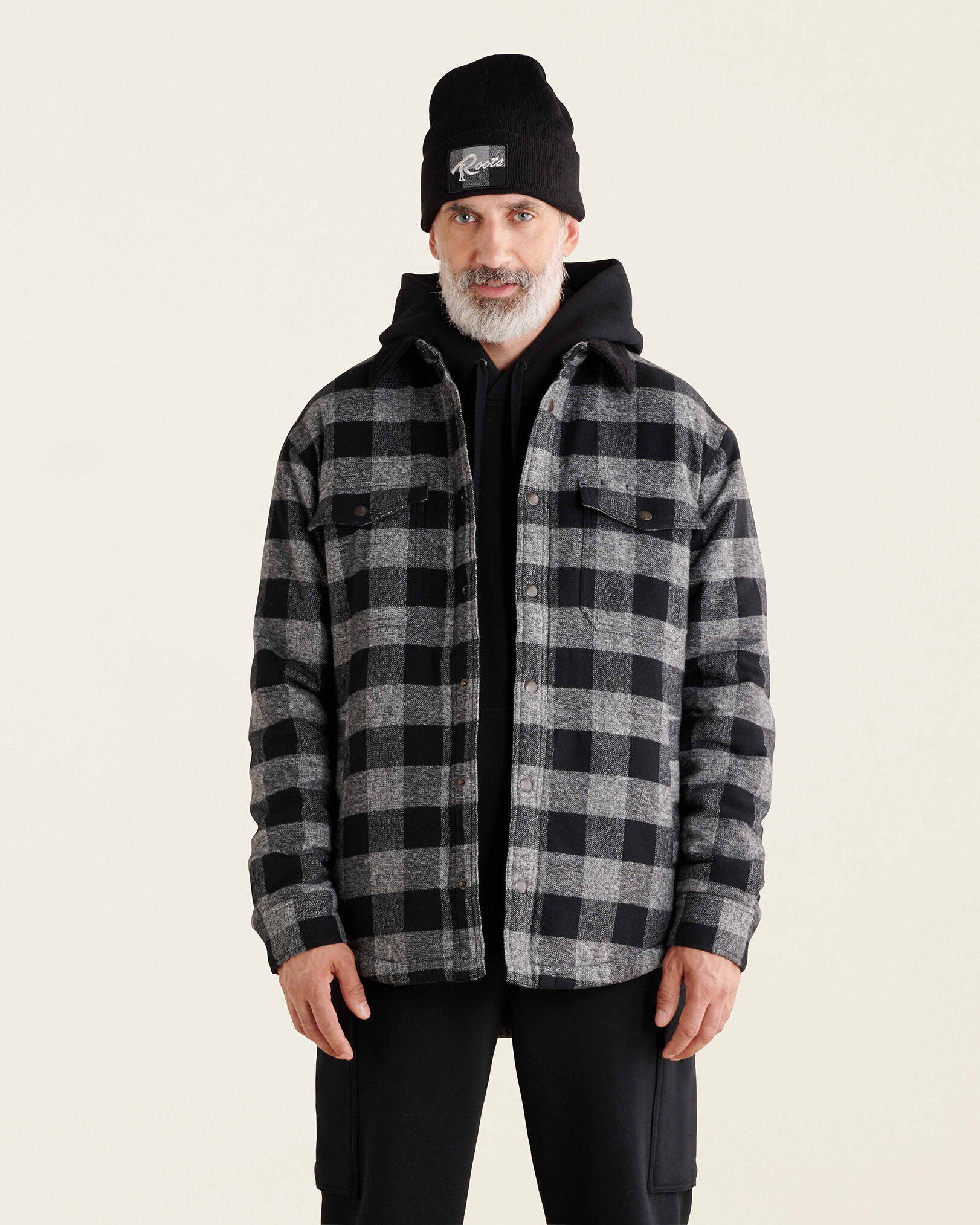 Roots plaid outlet jacket