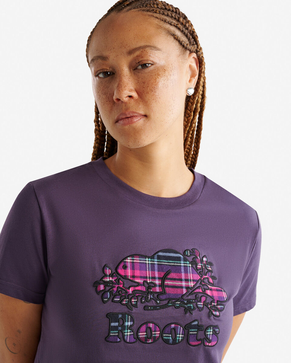 T-shirt à carreaux Inglenook pour femmes