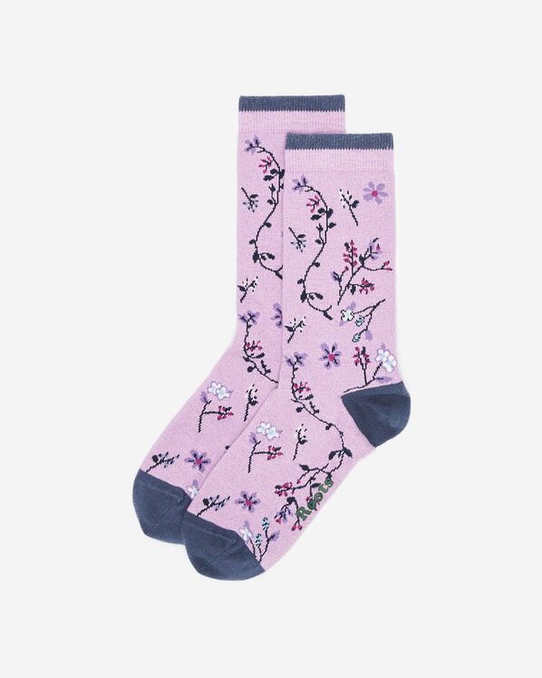 Womens Floral Sock