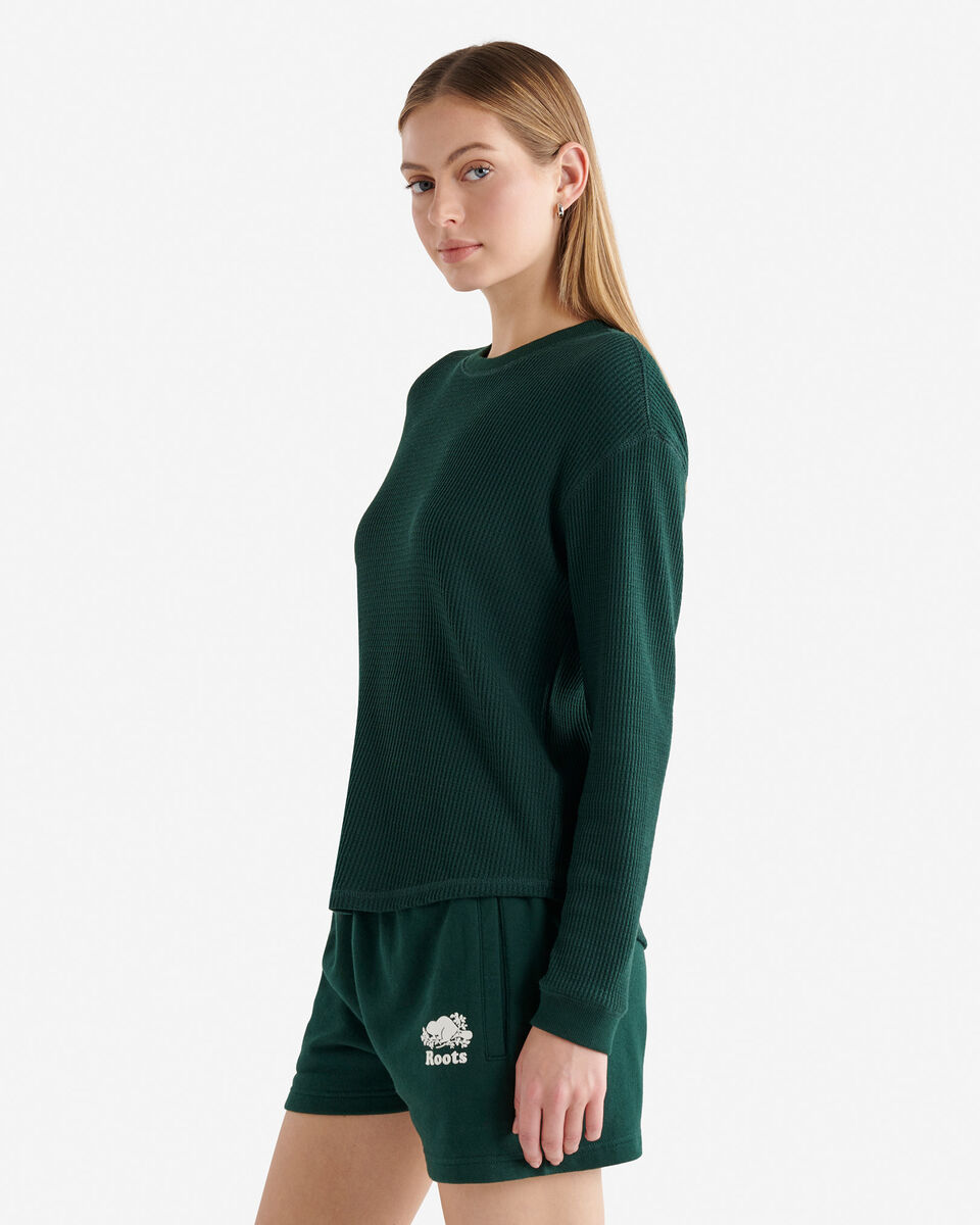 Waffle Long Sleeve Top
