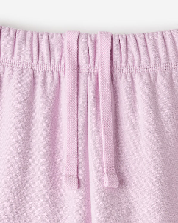 Pantalon molletonn&eacute; en coton biologique &agrave; jambe large Cooper 