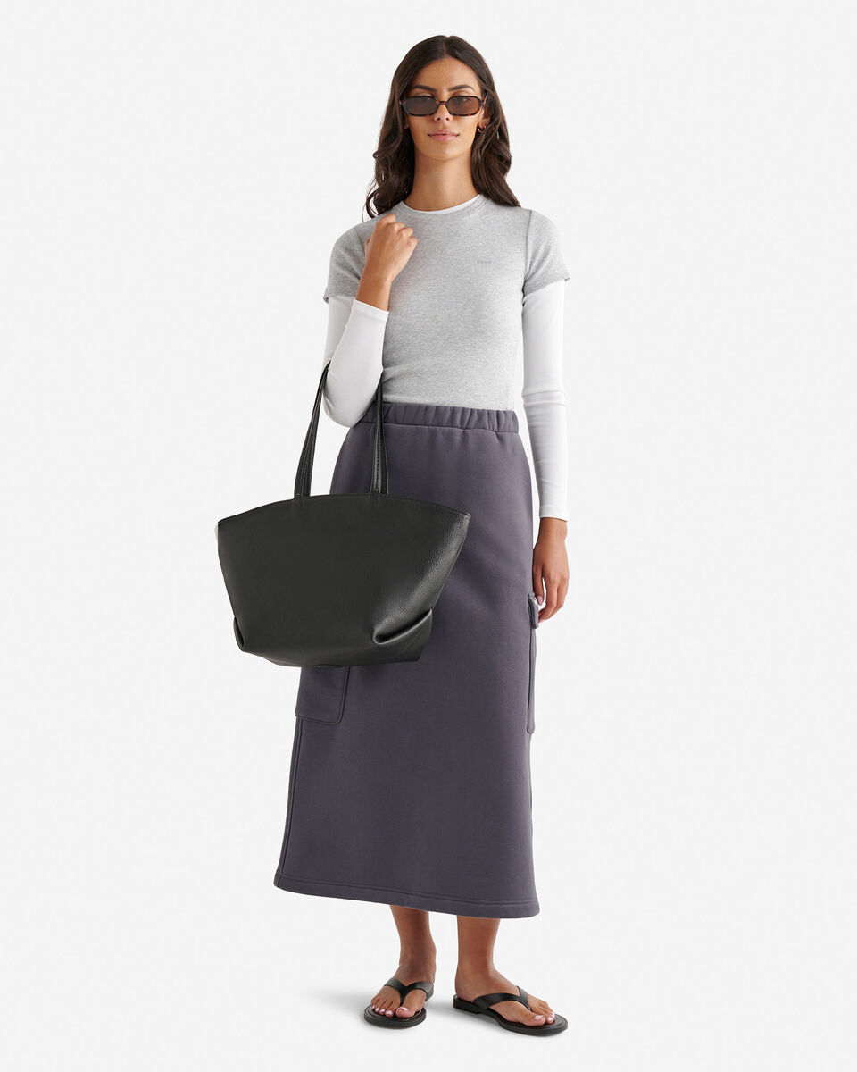 Fourre-tout Lily en cuir Cloud