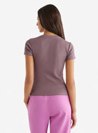 Roam Rib Fitted Short Sleeve Top