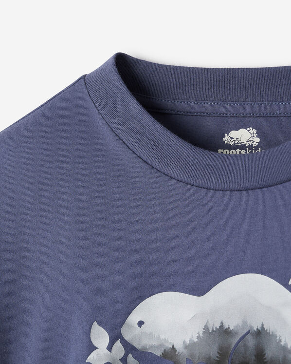 Kids Organic Cooper Watercolour T-Shirt