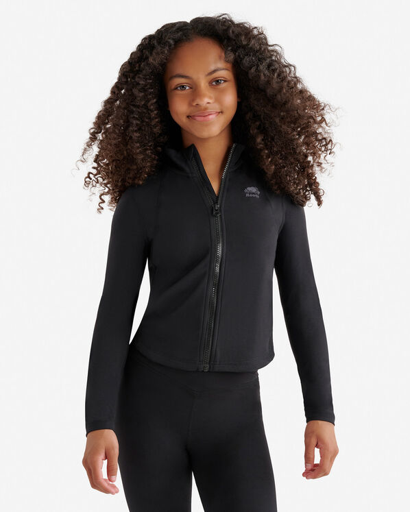 Girls Active Fitted Track Jacket