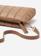 Pochette bouffante carrée à bandoulière