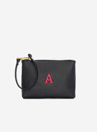 Monogram Wristlet Black