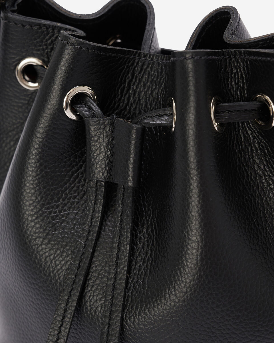 Mini sac seau 2.0 en cuir Cervino