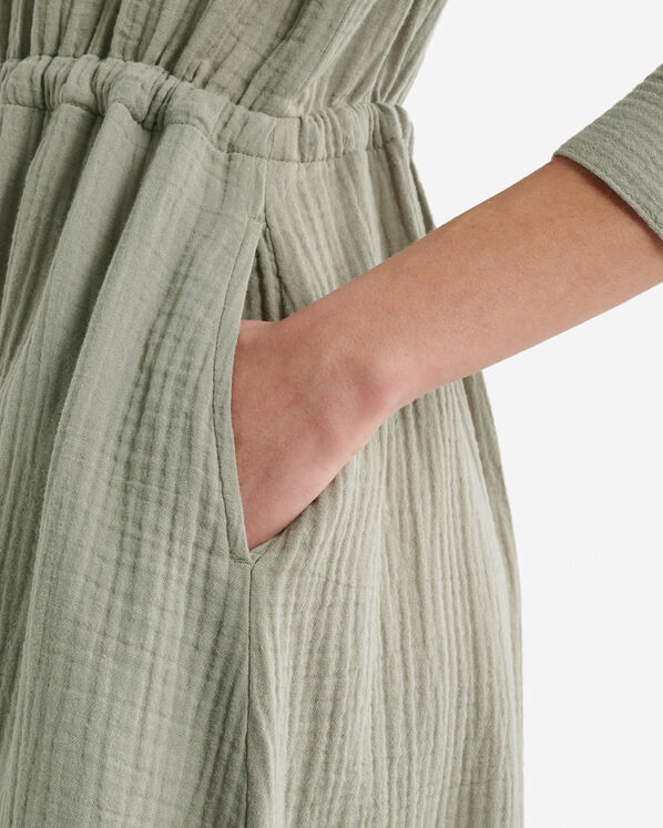 Isla Cotton Gauze Shirt Dress