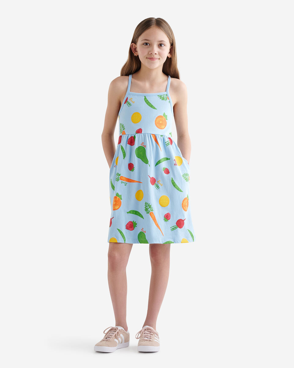 Girls Garden Print Dress