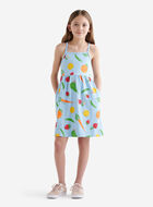 Girls Garden Print Dress