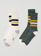 Mens Stripe Sock 2 Pack