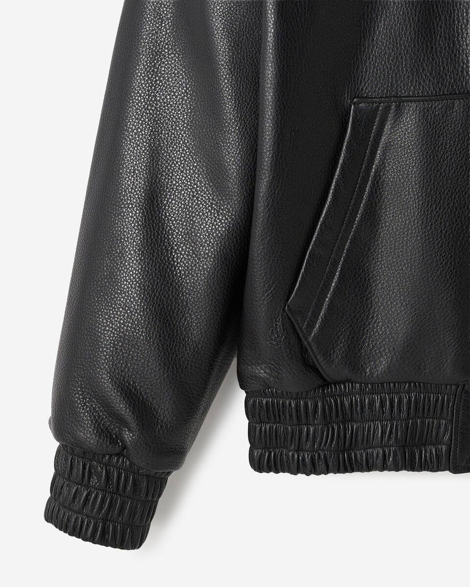 Leather Hoodie
