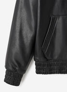 Leather Hoodie