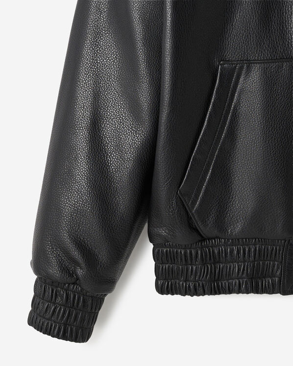 Leather Hoodie