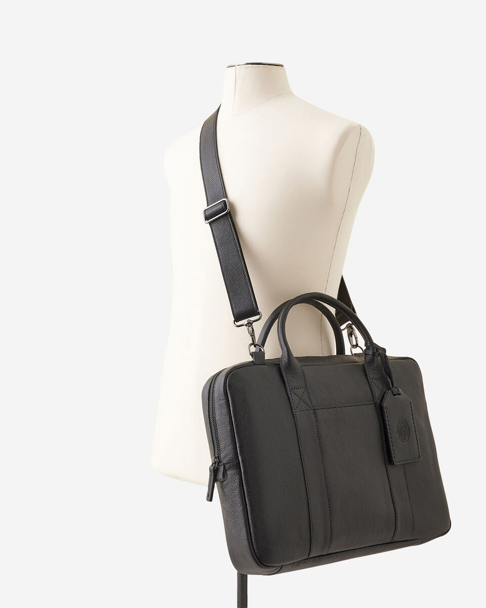 Sac pour ordinateur Wellington en cuir Cervino