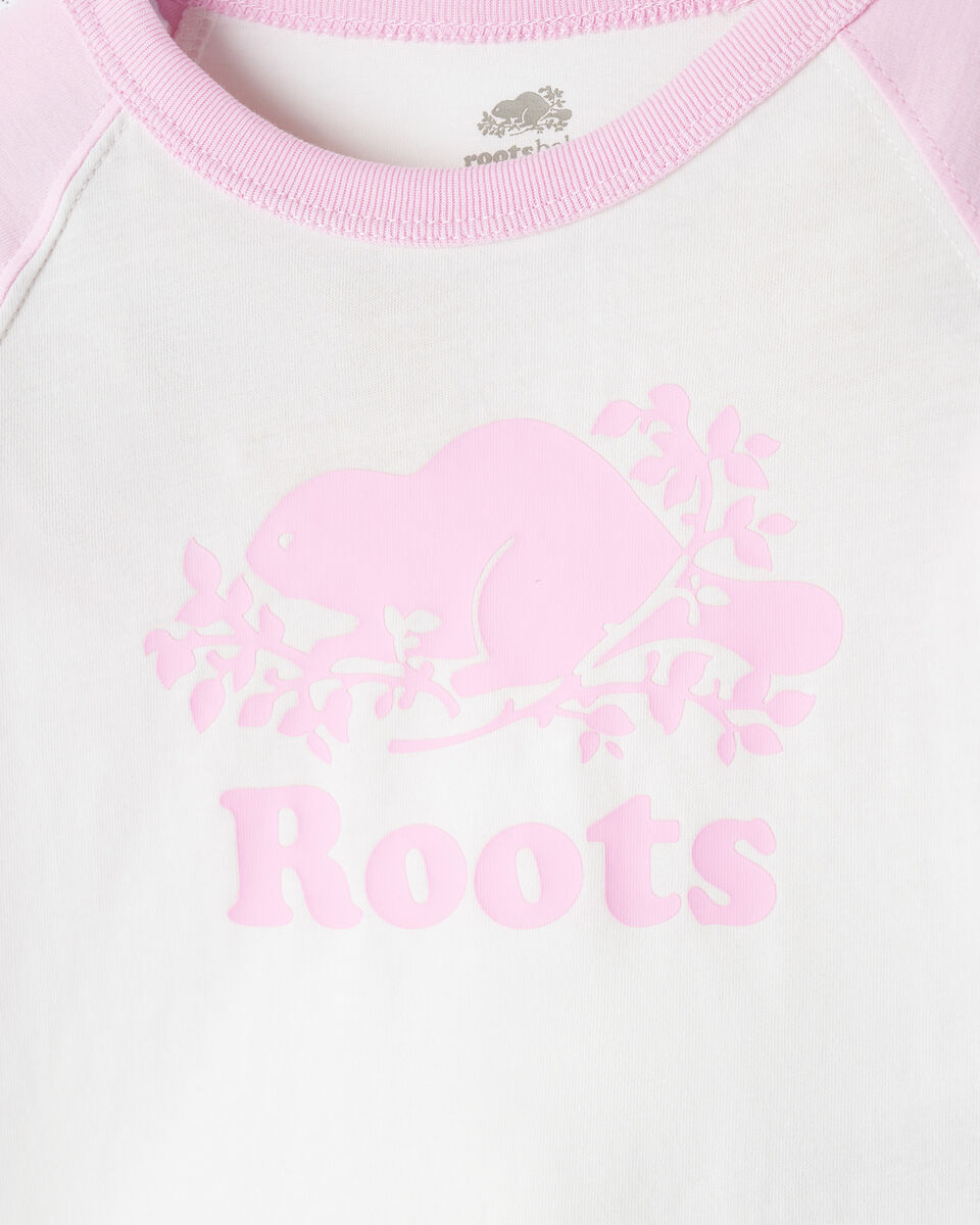 T-shirt style baseball Cooper en coton bio pour bébés