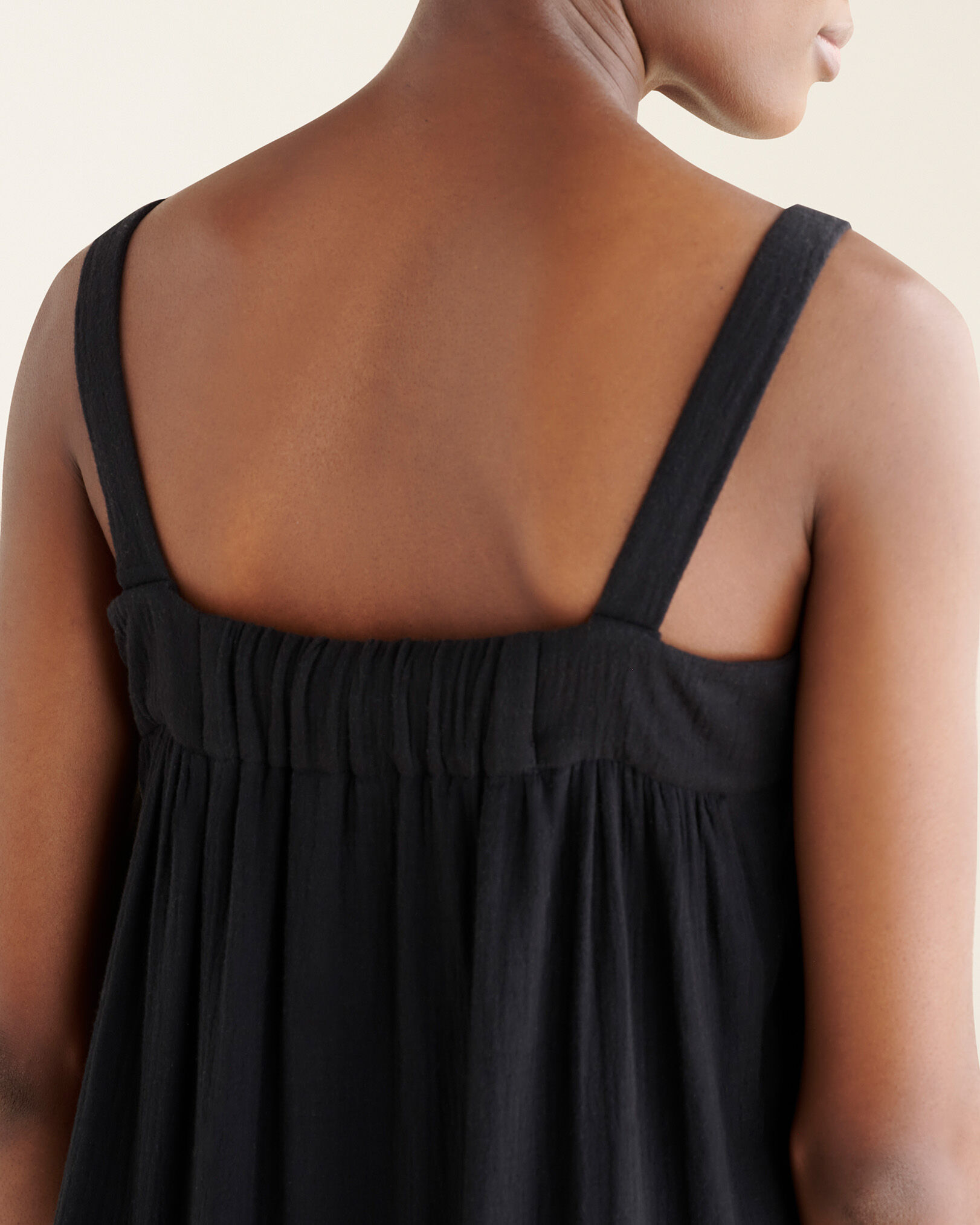 Isla Cotton Gauze Tiered Dress Dresses Jumpsuits Roots