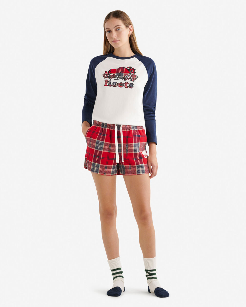 Womens Cooper Plaid Long Sleeve T-Shirt