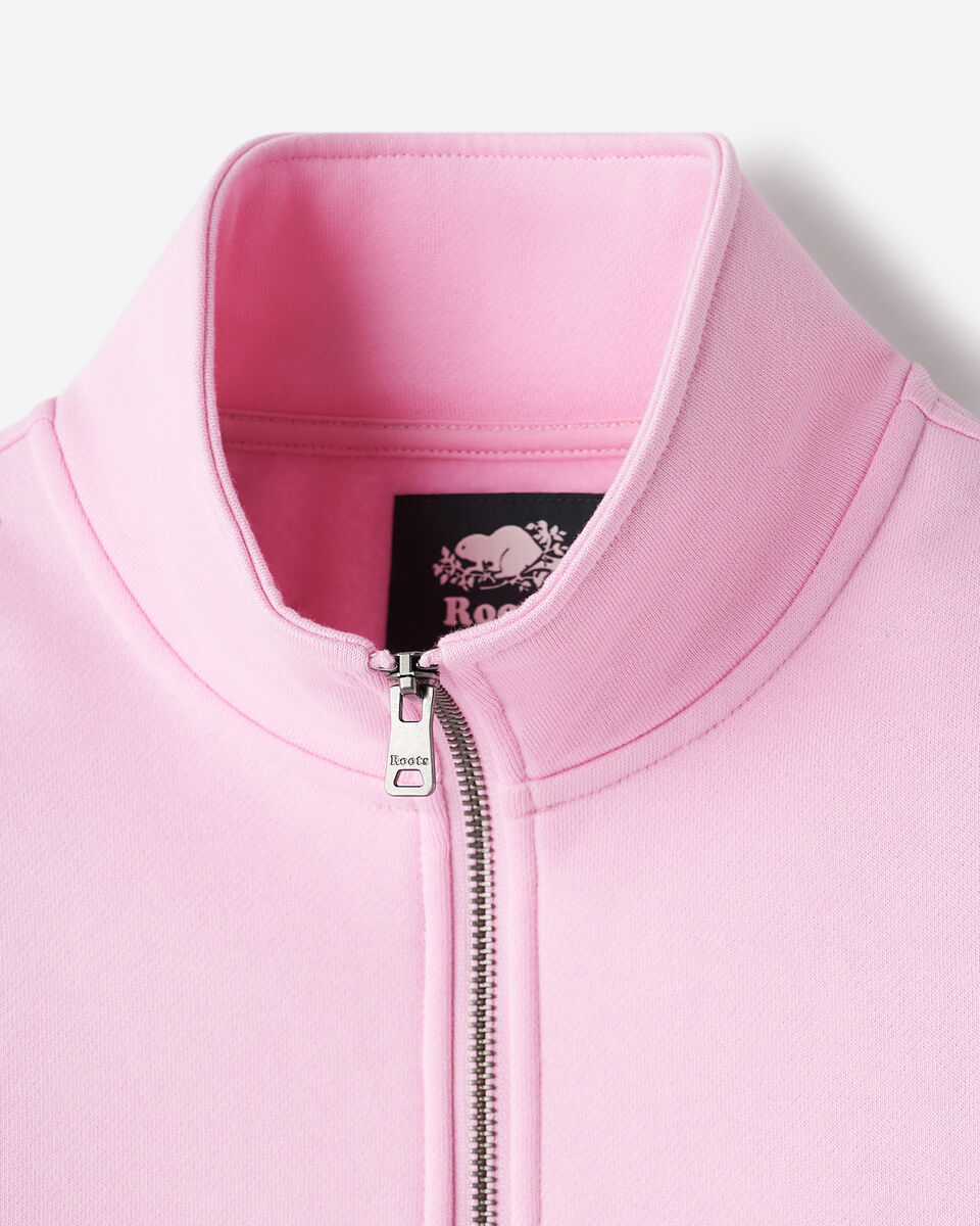 Organic Cooper Relaxed Quarter Zip Stein