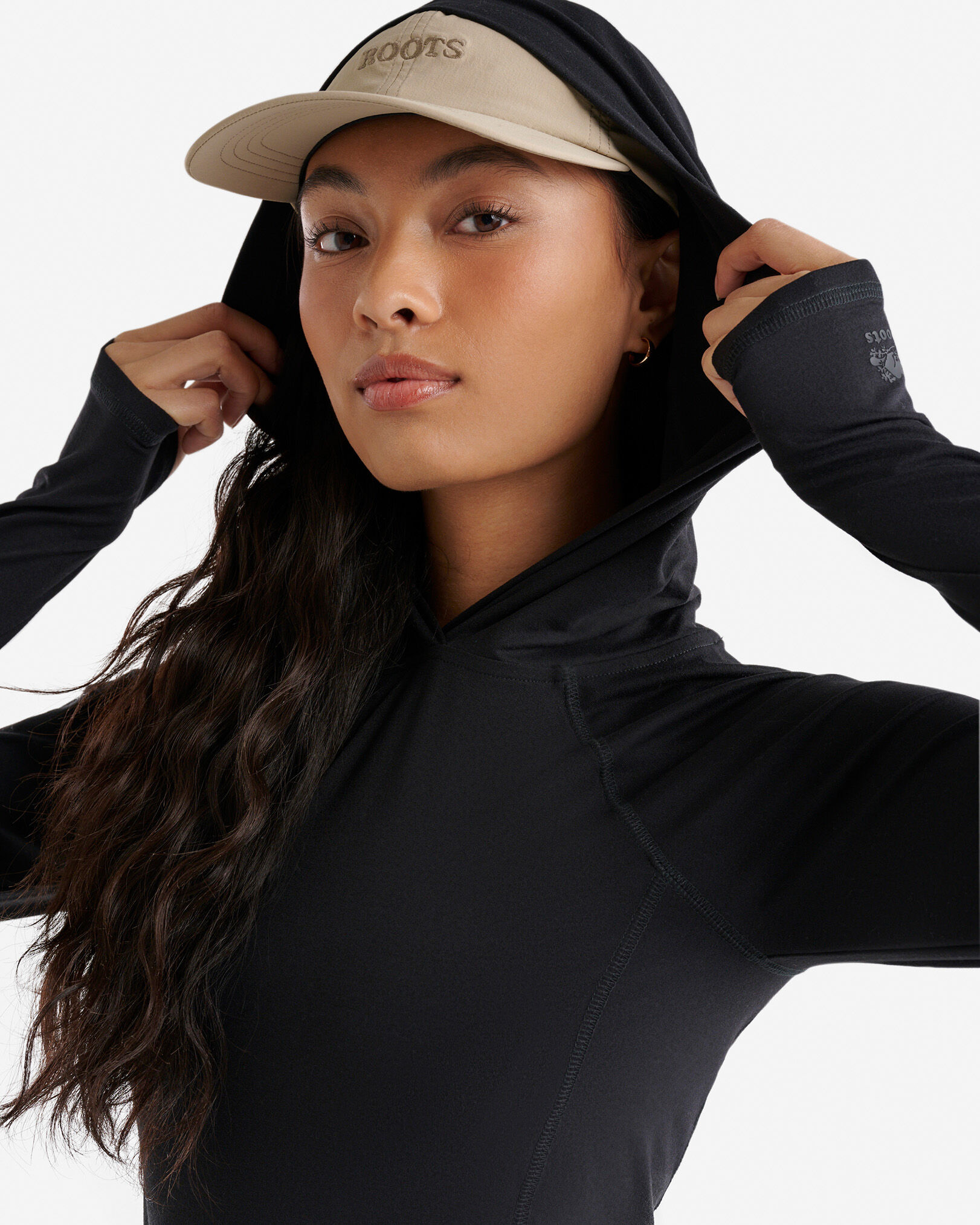 Renew Hooded Long Sleeve Top