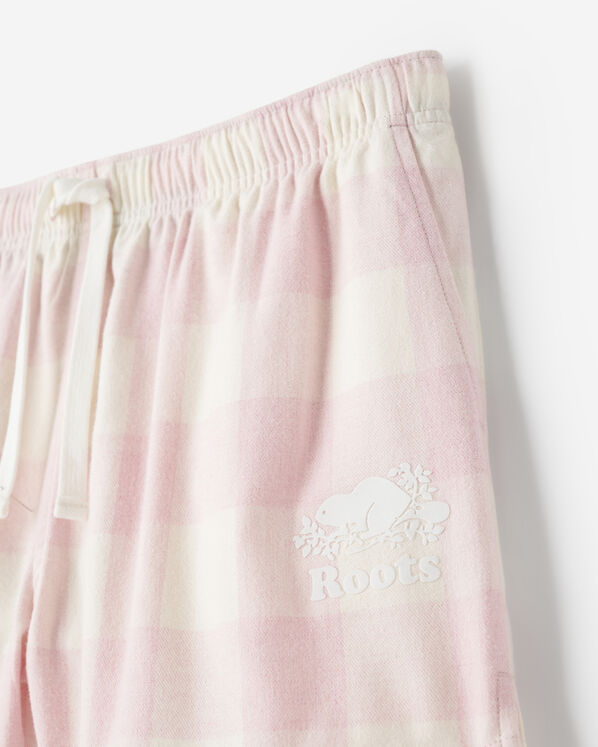 Short de pyjama &agrave; carreaux pour femme
