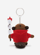 Marshmallow Beaver Keychain