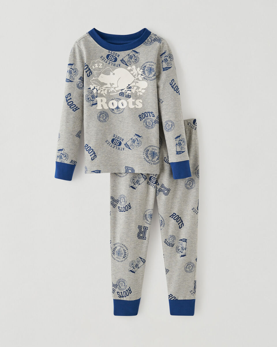 Toddler Grey Athletics Club PJ Set, Pajamas