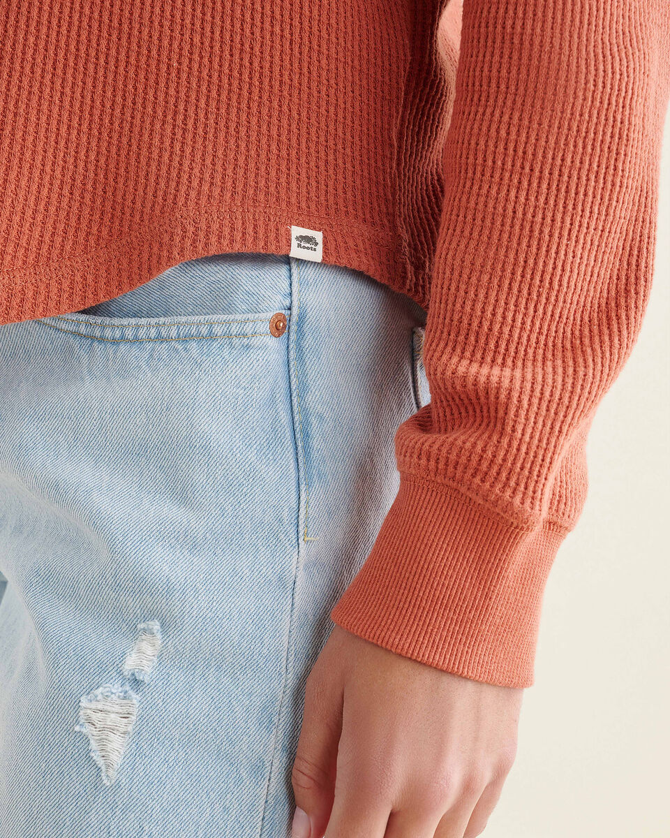 Waffle Long Sleeve Top