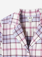 Chemise de pyjama &agrave; carreaux pour femme