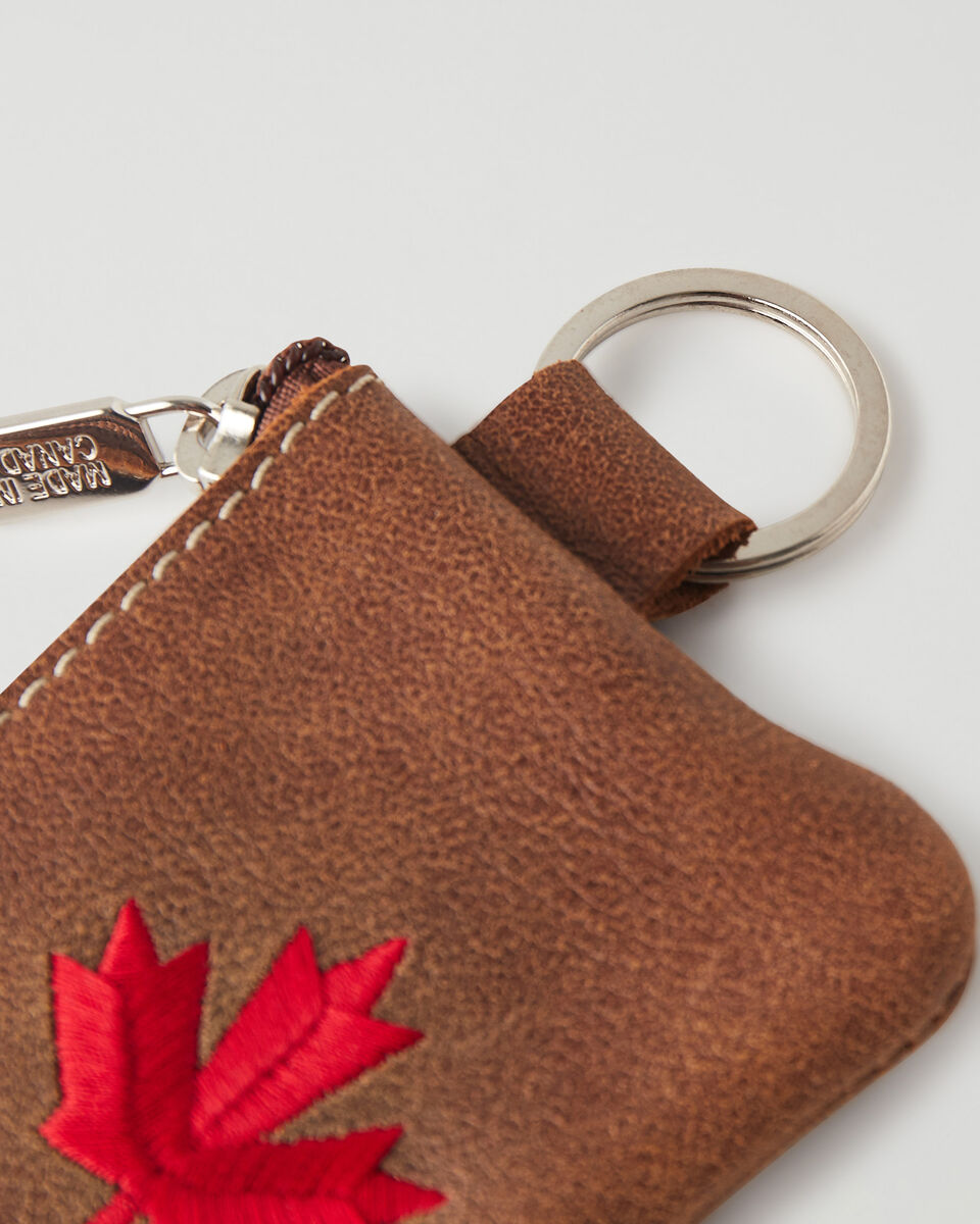 Maple Leaf Top Zip Pouch Tribe