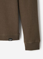 Waffle Long Sleeve Henley