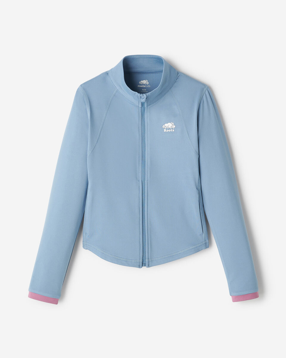 Girls Active Fitted Track Jacket