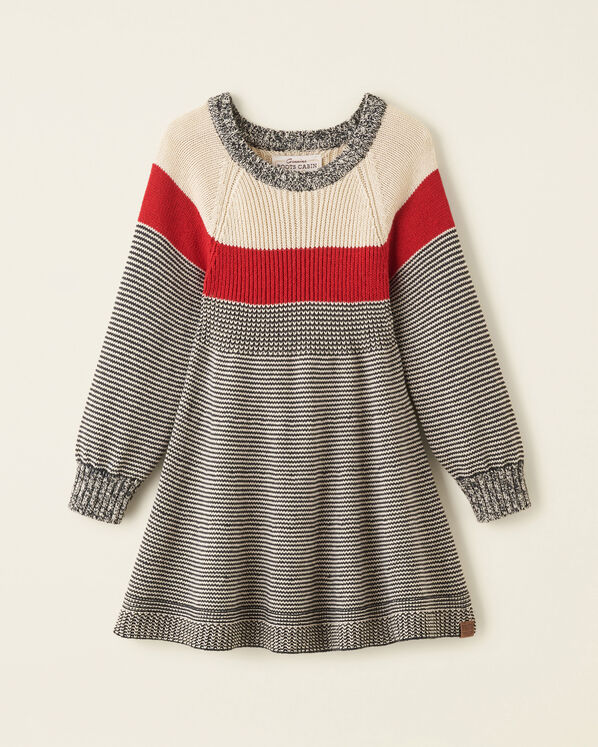 Toddler Girls Cabin Knit Stripe Dress