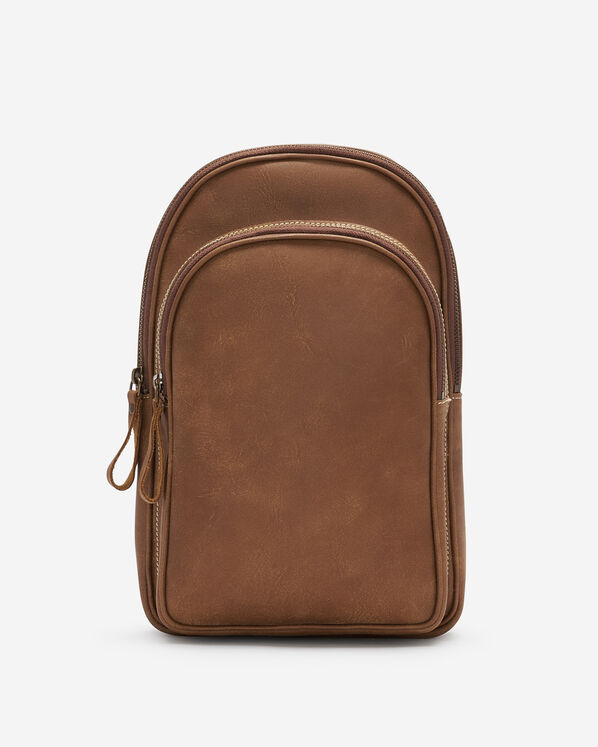 Grand sac à bandoulière Trinité en cuir Tribe