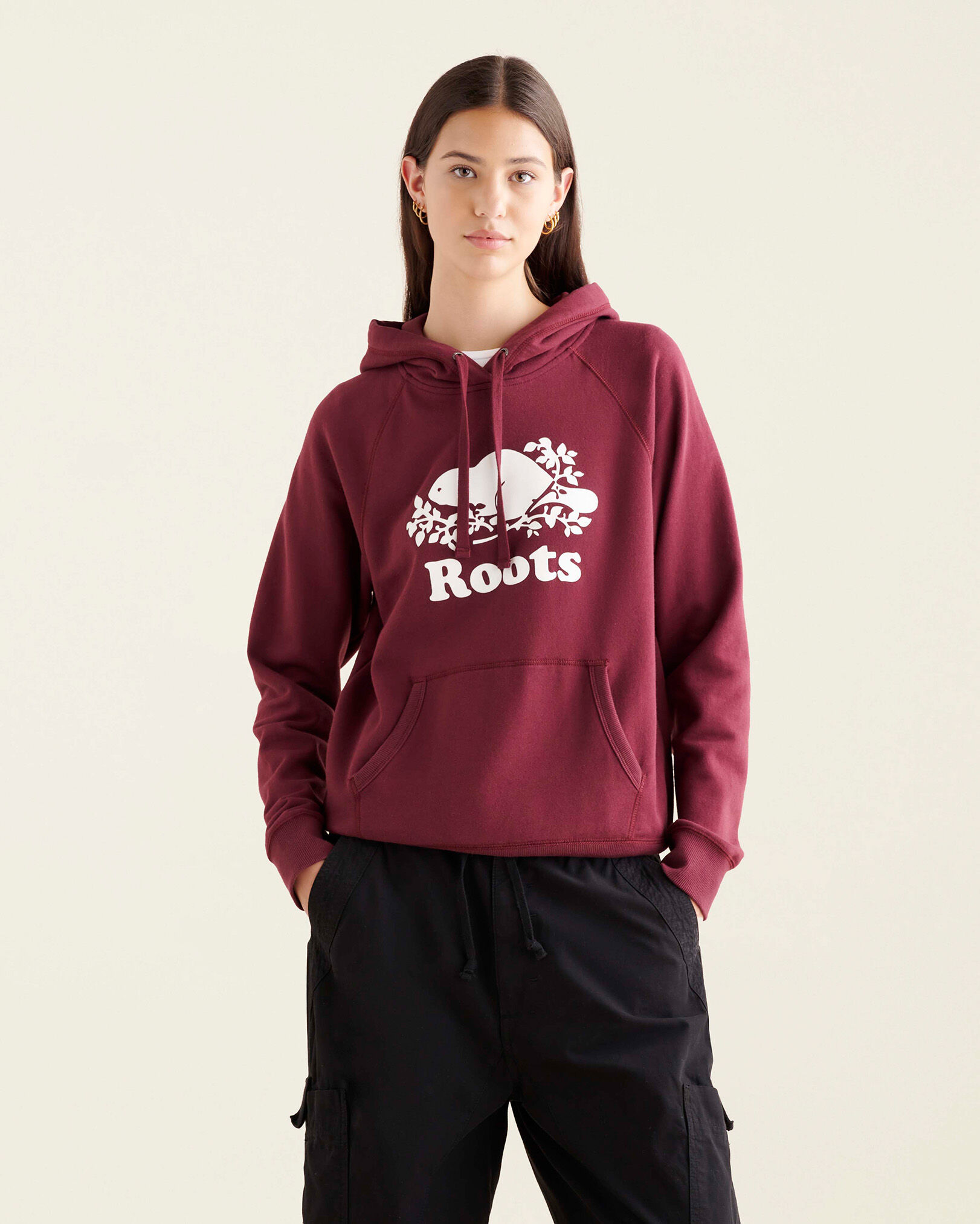 Burgundy sales roots sweater