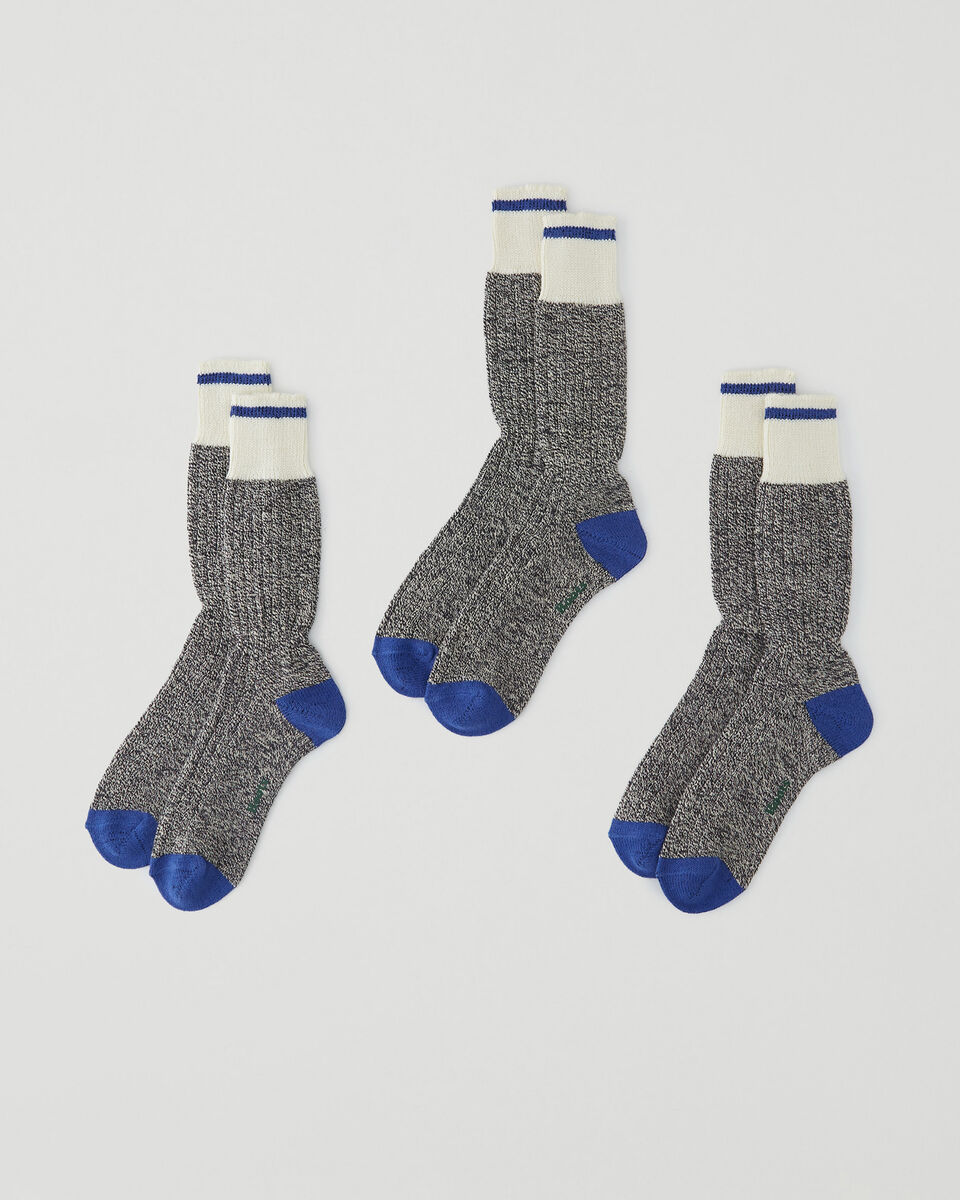 Mens Roots Pop Cabin Sock 3 Pack
