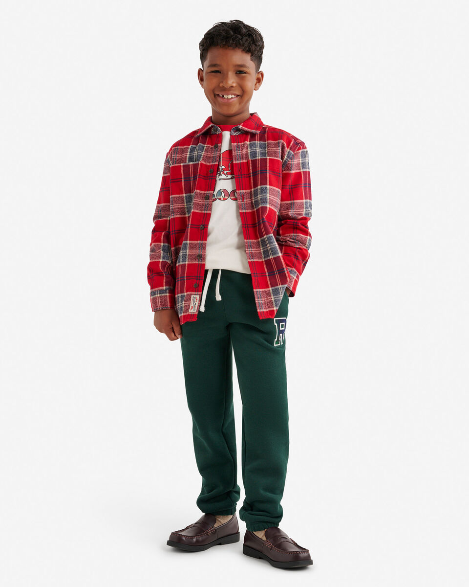Kids Plaid Baseball T-Shirt
