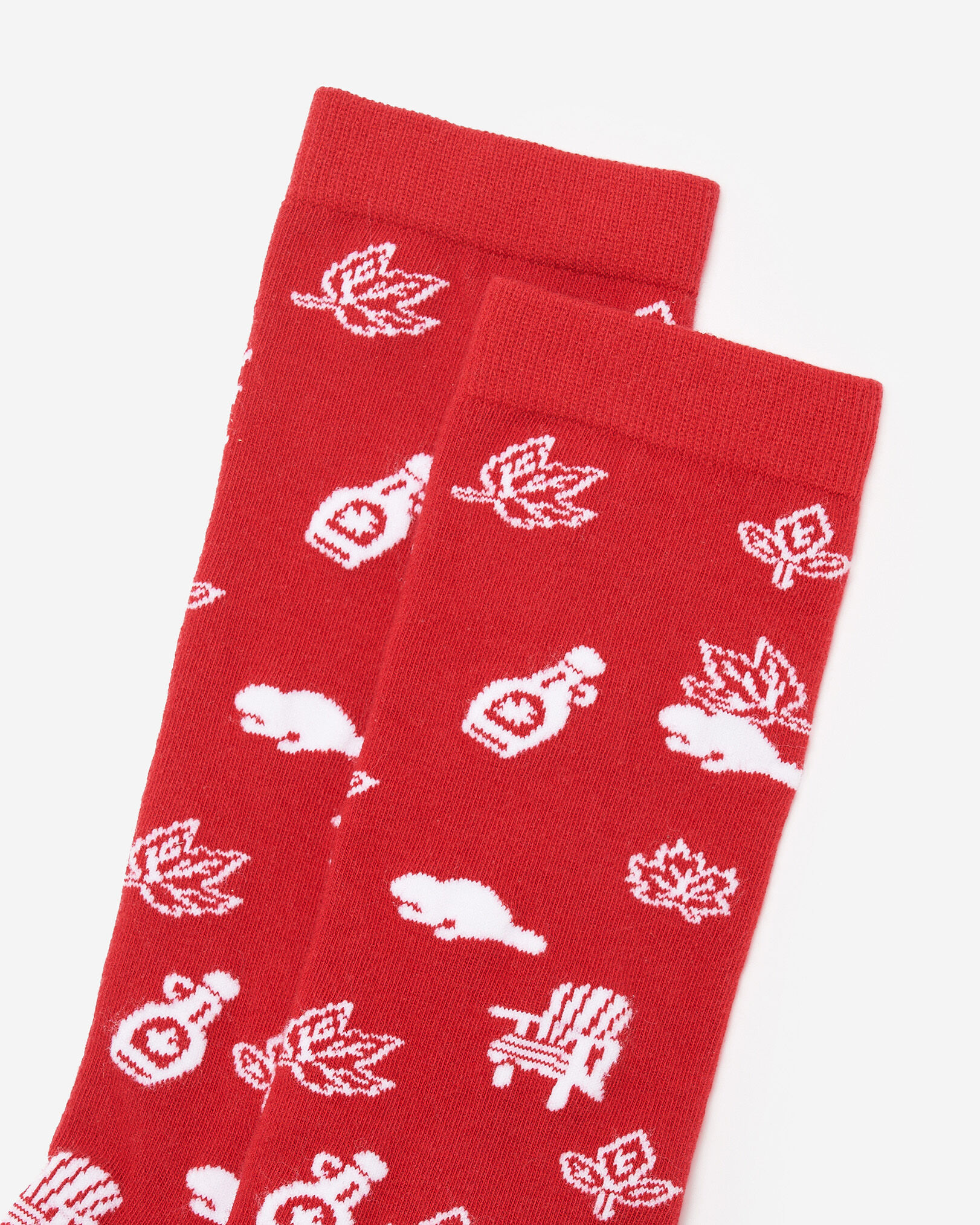 Adult Canada Day Print Sock
